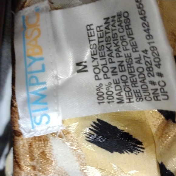 Vintage Leopard Print Hawaiian Caftan House Dress - Picture 3 of 4